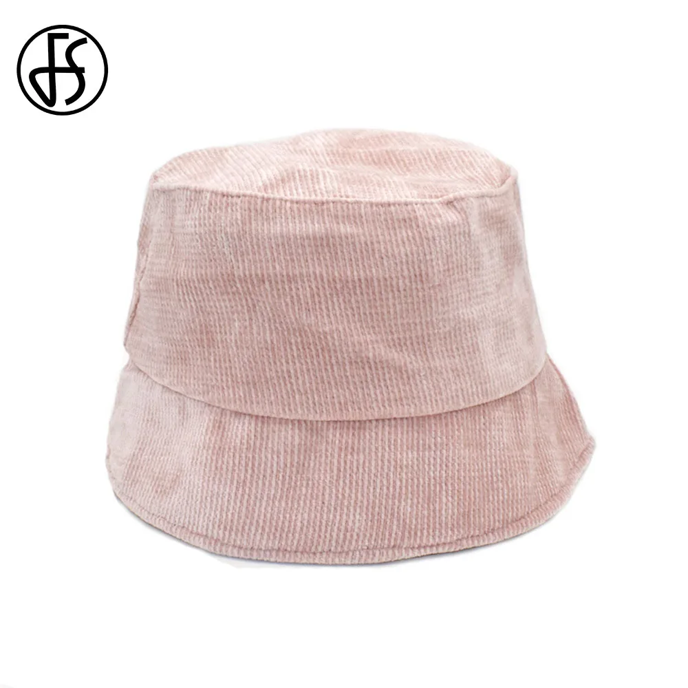 

FS 2022 новая Вельветовая Кепка в рыбацком стиле, нейтральная однотонная Панама, Дамская розовая Кепка для путешествий, пешего туризма, солнце...