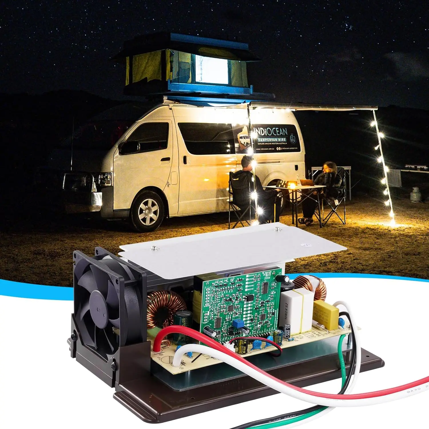 TM WF-8955-AD-MBA RV силовой преобразователь материнская плата в сборе 55 А для трейлера