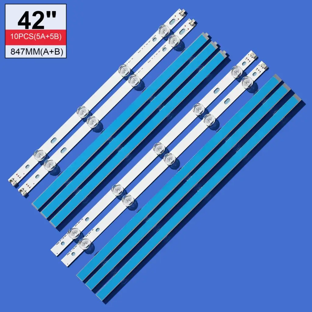 Новинка 100% Светодиодная лента для подсветки 10 шт. 850 мм телевизора LG 42 дюйма T420HVN05.2
