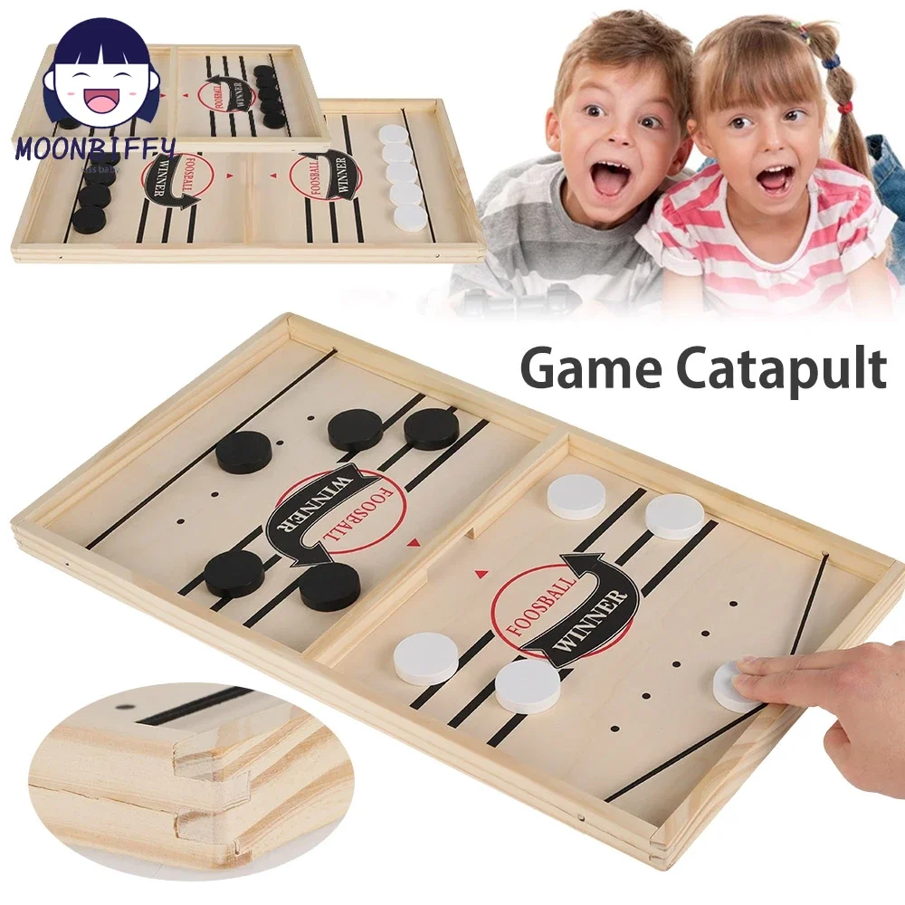 Hot Fast Hockey Sling Puck Game Paced Sling Puck Winner Fun Toys Board-Game Party Game Toys For Adult Child Family Games