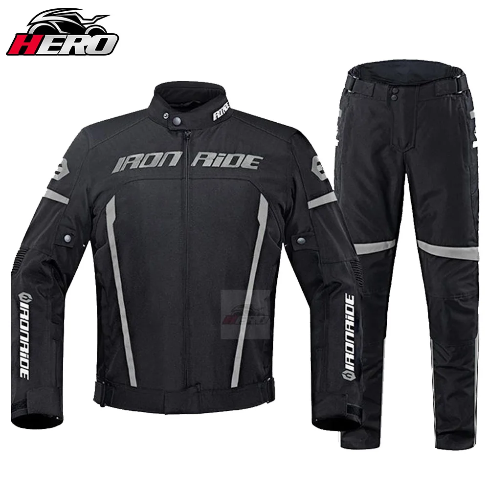 Мотоциклетная куртка и брюки водонепроницаемая Светоотражающая гоночная