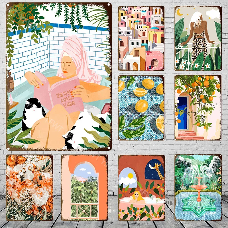 Европейская и американская Современная художественная литература, табличка, винтажный жестяной знак, ретро металлический знак, оформление стен Европейская и американская Современная художественная литература, табличка, винтажный жестяной знак, ретро металлический знак, оформление стен