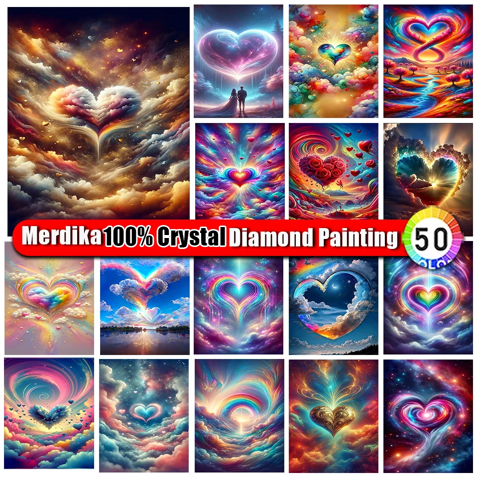 Размер картины 100% кристальная алмазная живопись пейзаж небо искусство вышивка