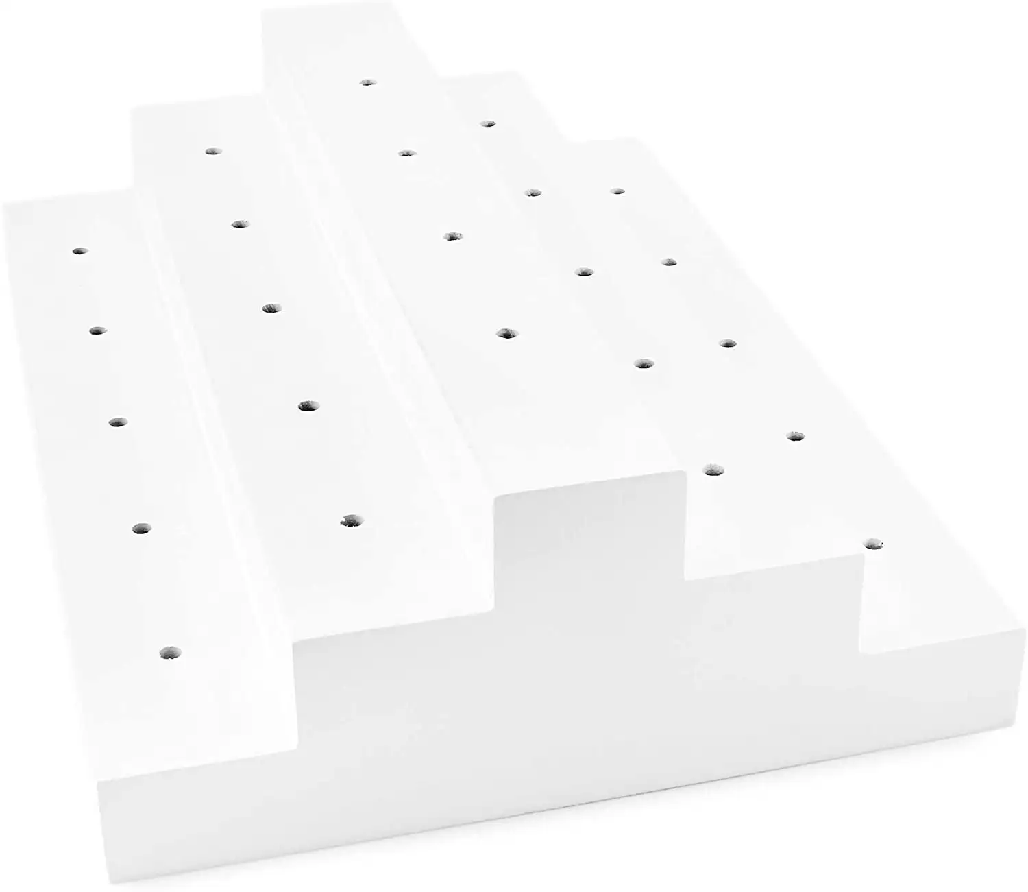 

Free Shipping Wooden Cake Pop Stand; Tiered Treat Holder (24-Hole, White)