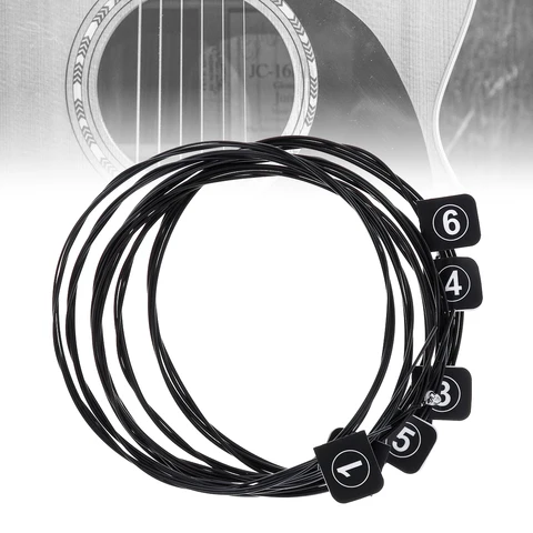 Orphee черные нейлоновые струны для классической гитары 028-045