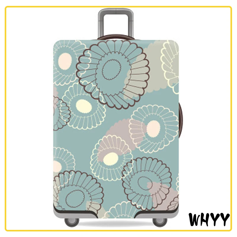 

WHYY Эластичный Защитный чехол для багажа, чехол для костюма, защитный чехол, чехол на колесиках, Чехлы, 3D дорожные аксессуары