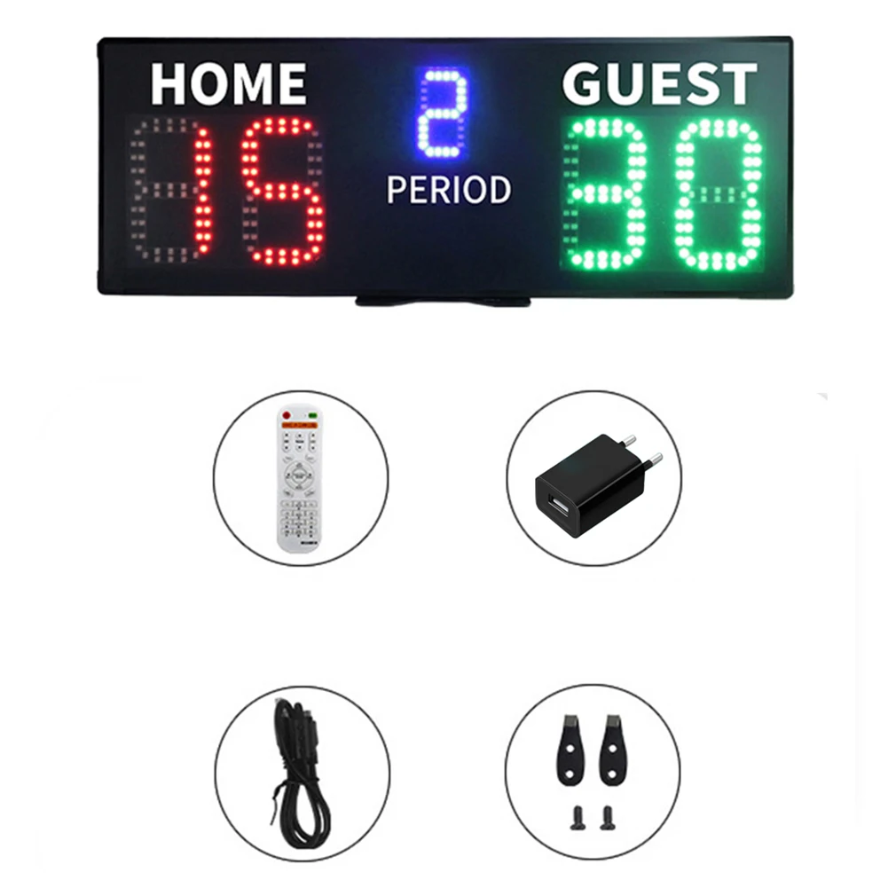 

Scoreboard Enhanced Electronic Scoreboard for Tennis Basketball Billiards Volleyball Badminton Soccer Visible up to 21M!