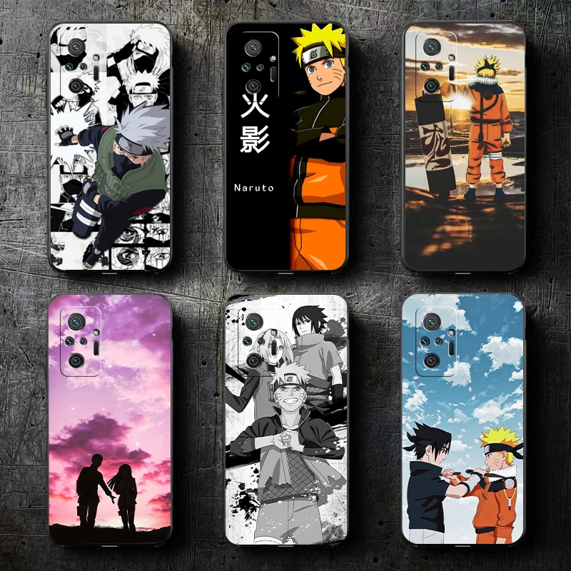 

NARUTO Anime Phone Case For Xiaomi Redmi 7 7A 8 8A 8T 8 2021 9 9T 9A 9C 9S 7 8 9 Pro 5G Silicone Cover Funda Soft Coque Carcasa