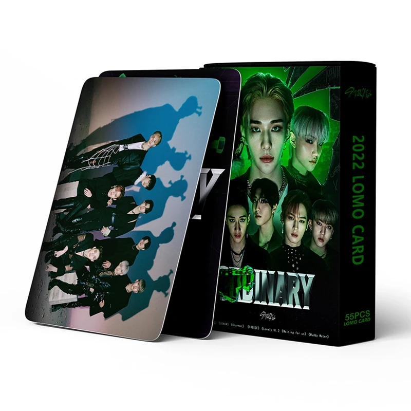 54 шт./компл. Kpop Stray Kids Lomo Cards ODDINARY новый альбом для мальчиков фотооткрытки Straykids