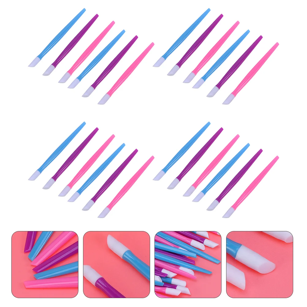 

Nail Cleanertools Pen Cuticle Polish Manicure Rod Corrector Skin Pressing Scrubber Dead Pusher Remover