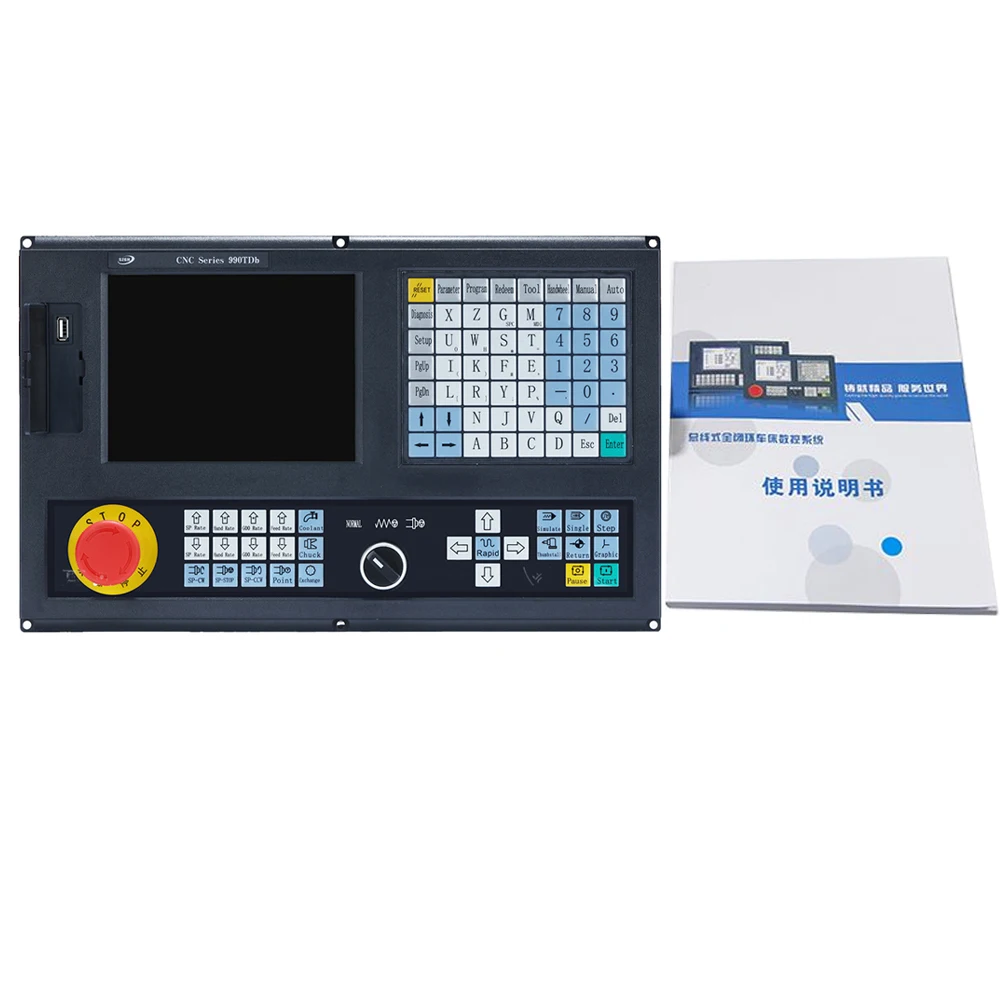 Новый 990tdb/1000tdb/990mdb контроллер токарного станка с ЧПУ 2/3/4/5 Axis Cnc System функцией Atc Plc 8 4