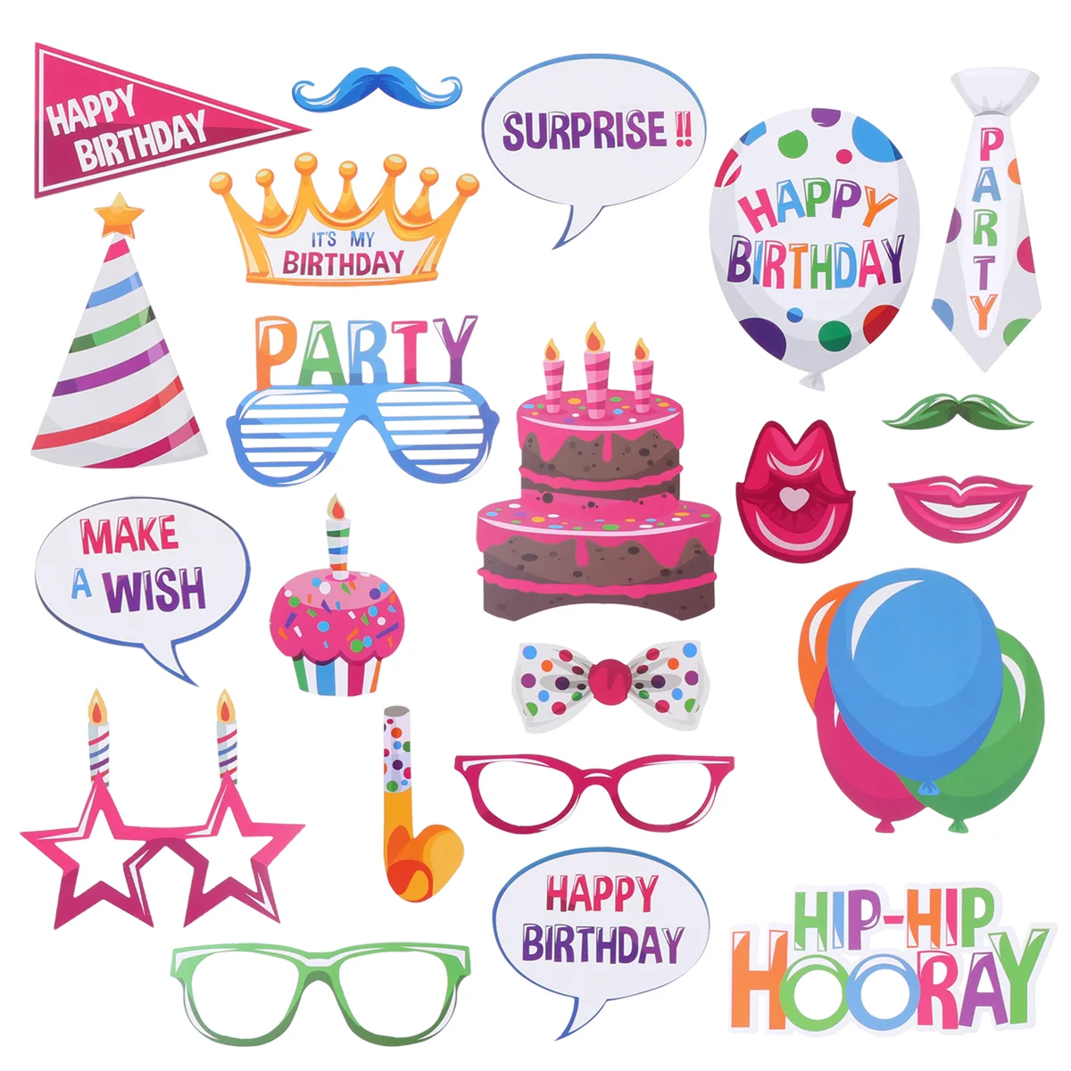 

Props Photo Birthday Booth Funny Diy Signs Stickcenterpieces Table Baby Shower Picture Selfie Sticks Party Favorsphotoshoot