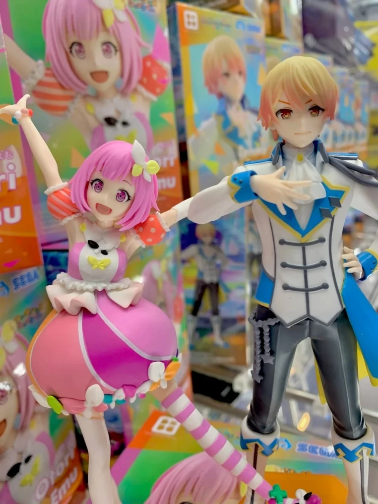 Фото В наличии оригинальная фигурка Sega Ddc Hatsune Miku World Project, аниме-фигурка, модель куклы Kusanagi Nene Otori Emu Rui, настольный сбор, подарок №2