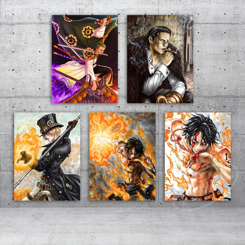

Home Decoration Japanese Anime HD Print Luffy Paintings Picture Wall Art Modular Solon Canvas Poster Modern Bedside Background