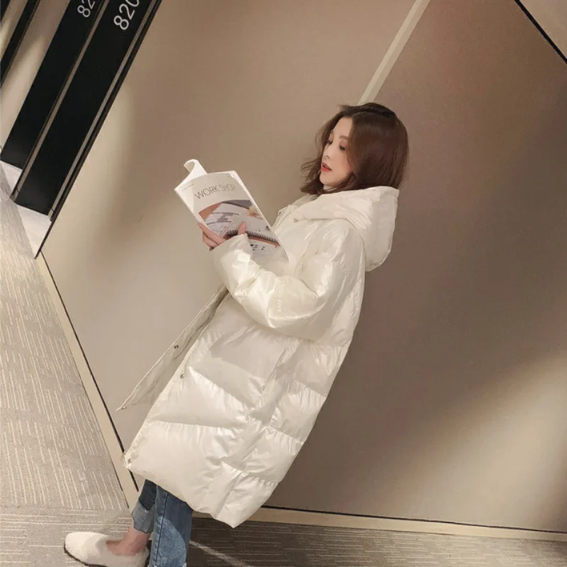 Winter Women's Cold Coat Parkas Super Hot Coats Long Hooded Padded Jacket Cheap Wholesale Loose Korean Fashion New