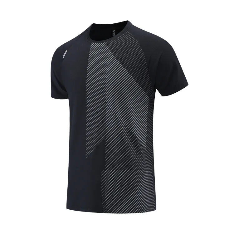 Sports Men's T Shirt Breathable Training Clothing Outdoor Cycling Casual O-neck Women's Tracksuit Unisex Short Sleeve Top