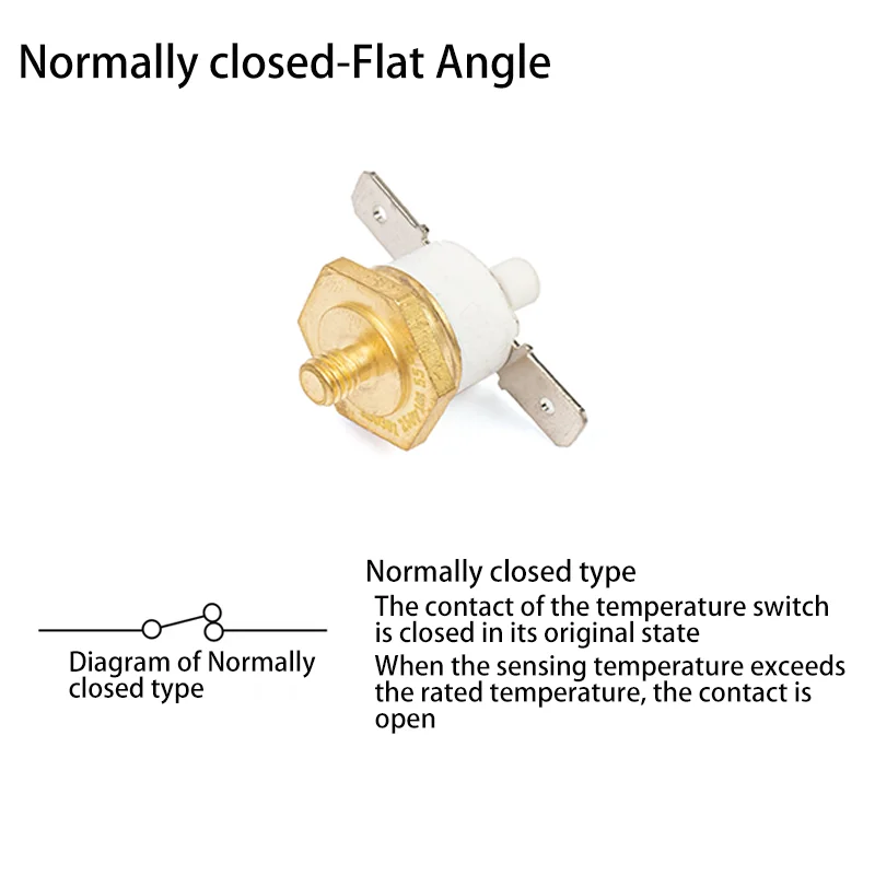 1 шт. нормально замкнутый 10 А 16 250 В с регулируемой температурой колпачок KSD301