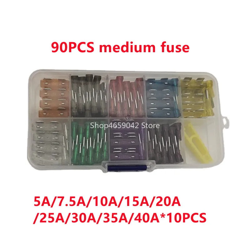 Автомобильный предохранитель в упаковке 90/45 шт./кор. 5-40 А мини/маленький/средний 32