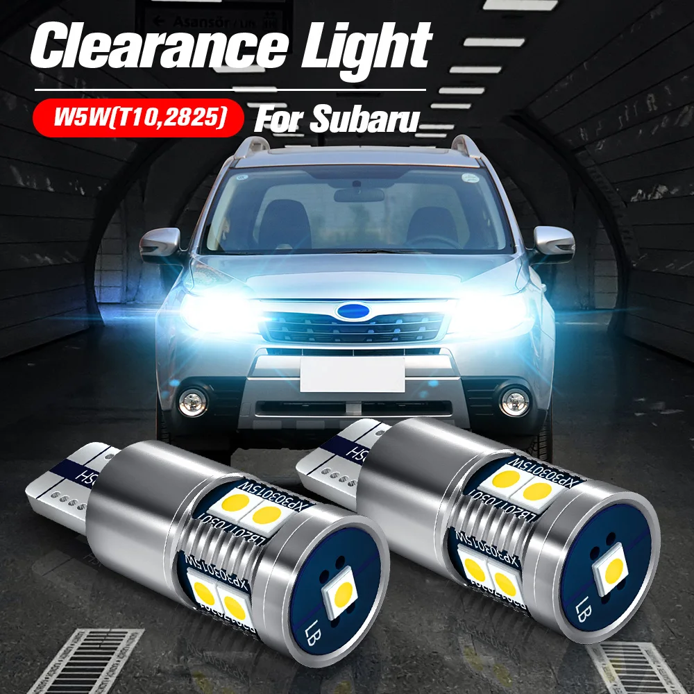 

2pcs LED Clearance Light Parking Lamp Bulb W5W T10 194 2825 Canbus For Subaru Forester XV Tribeca Outback Legacy Impreza