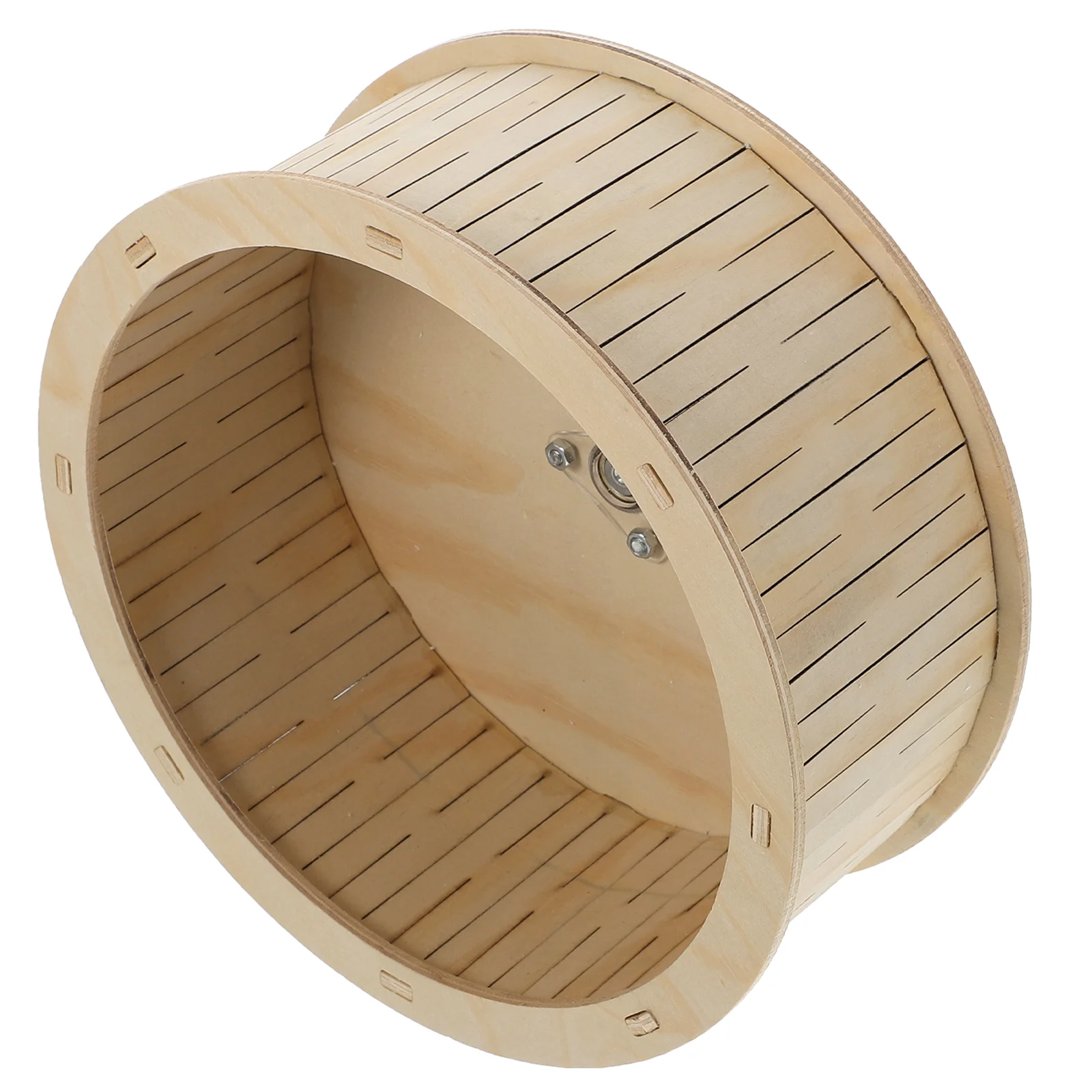 

1pc Wooden Mute Hamster Running Wheel Chinchilla Hamster Wheel Sports Toy Accessories