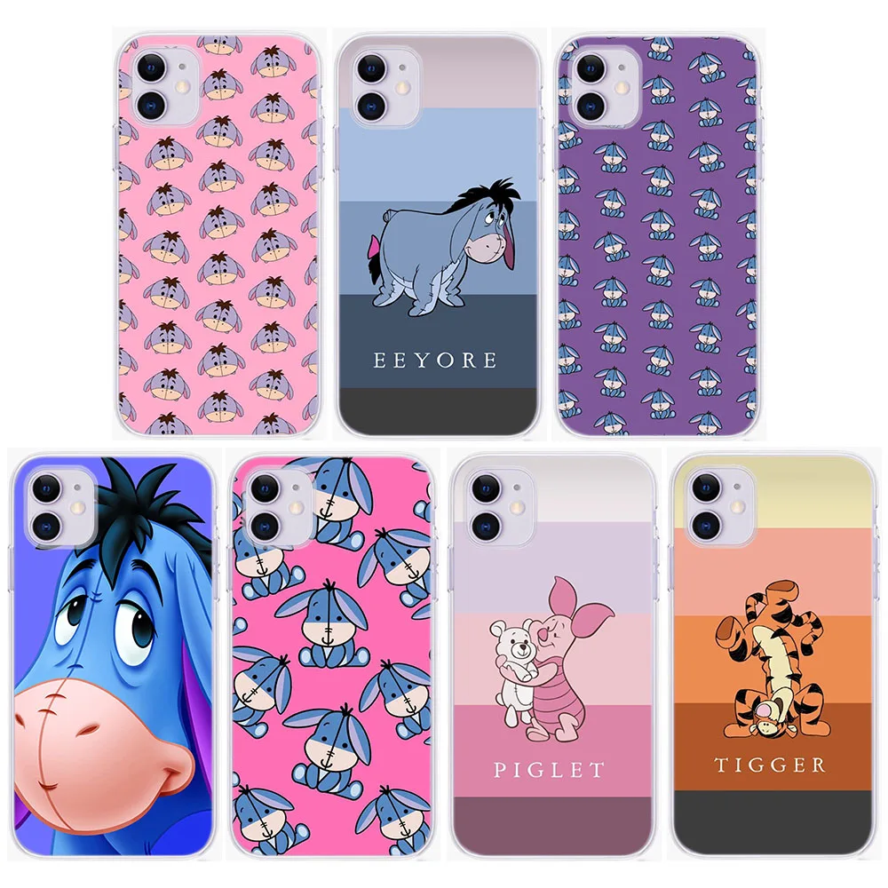 Прозрачная фотография для Tecno 4 Pova 3 Neo 2 Camon 18 Premier 18T P 18I 17 17P 19 16 15 Pro Чехол Eeyore Donkey Tiger