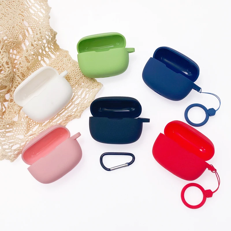 

Silicone Case For vivo TWS 3/3PRO Cover Ring Anti-drop Shockproof Earphone Protect Case Hearphone Box Case Cover Fundas