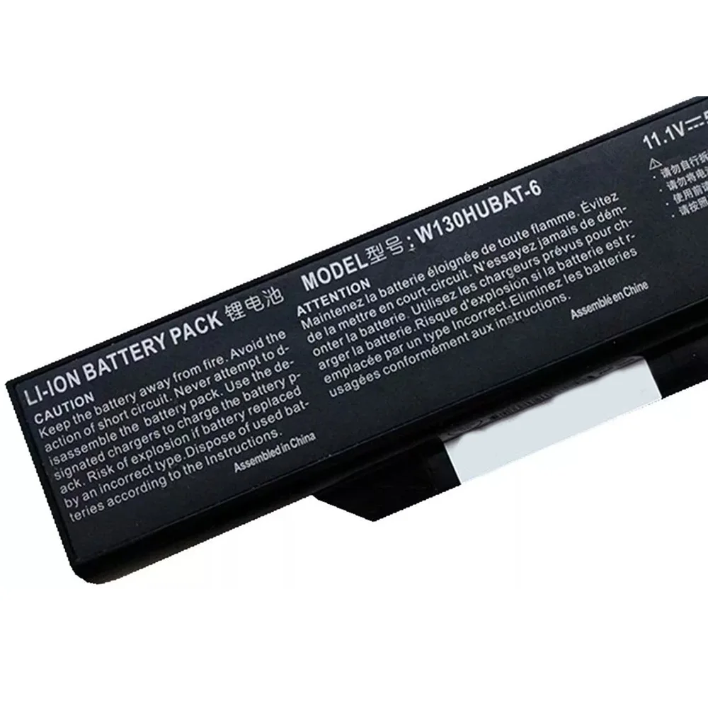 W130HUBAT-6 11 1 V 5600mAh 62.16Wh Аккумулятор для Clevo W130S W255CEW 6-87-W130S-4D72 6-87-W130S-4D7