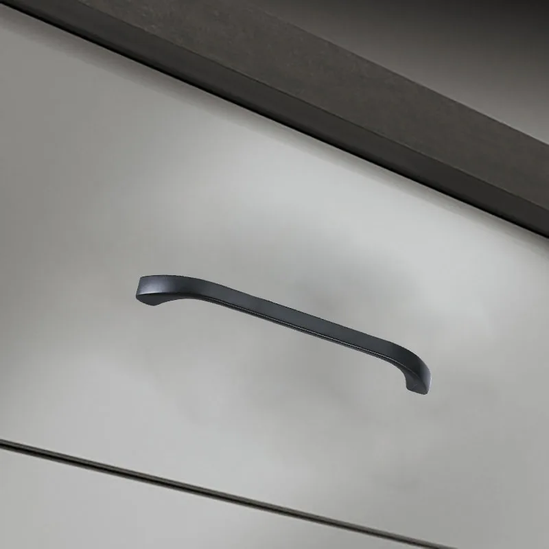 

4PCS Black Golden Silver Cupboard Handle Stainless Steel Kitchen Cabinet Furniture Drawer Pull Hardware