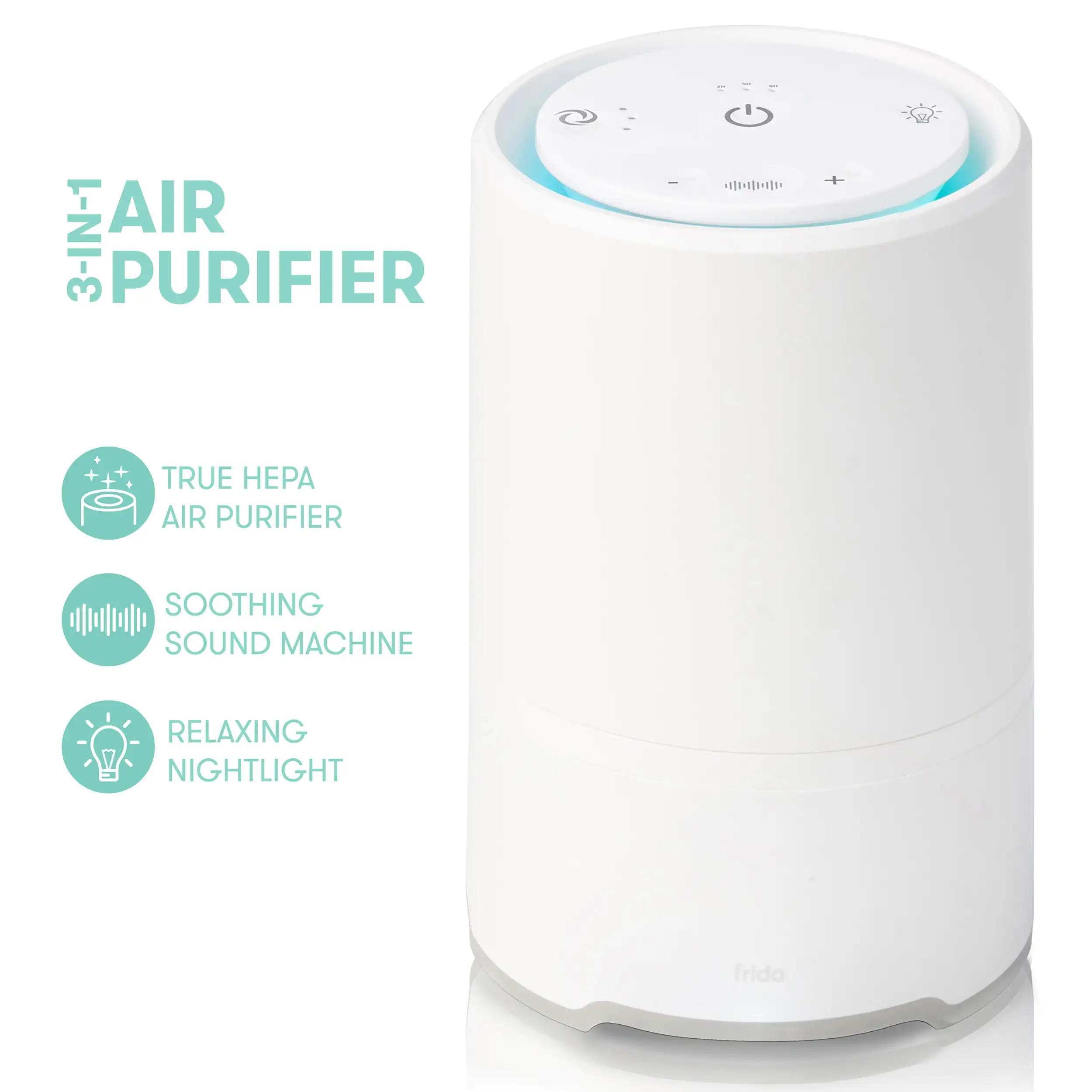 

3-in-1 Air Purifier, Sound Machine, and Nightlight