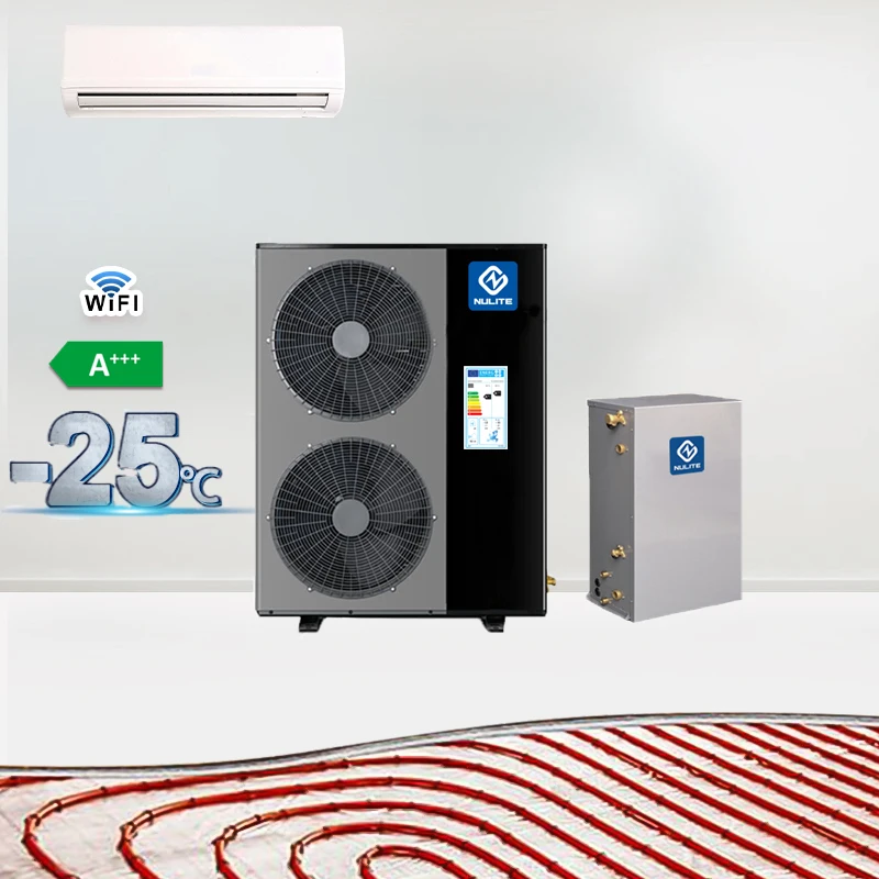 

Europe Air Source Home Heating Cooling R410A Inverter HeatPump 16KW 18KW 20KW 22KW Air to Water Mini Split Heat Pump