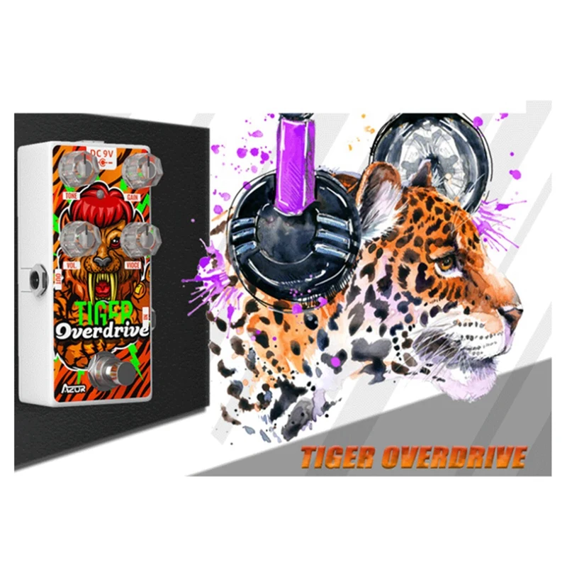 Металлическая гитарная педаль AZOR с эффектами знаков зодиака аксессуары для