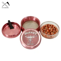 evil smoking hot sale new aluminum alloy 4 layers 63mm tobacco grinder smoking accessories