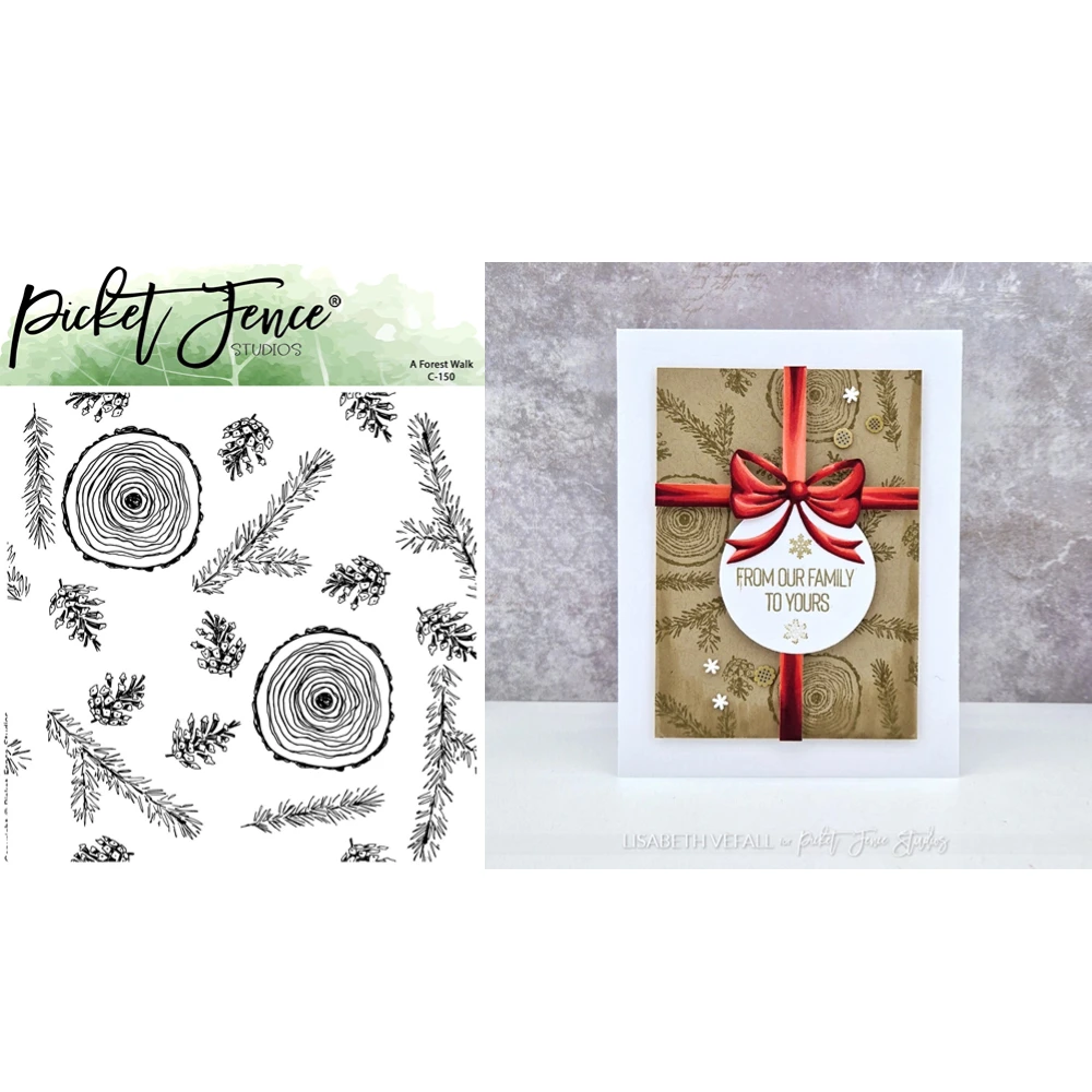 

Сделай Сам, скрапбукинг, товары для рукоделия, штамп, фотоальбом, открытки для студий, прозрачный штамп с изображением леса