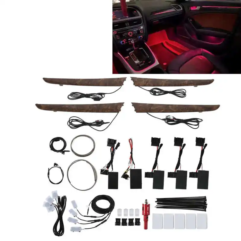 Автомобильная светодиодная декоративная лампа 21 цвет 18 светодиодный s