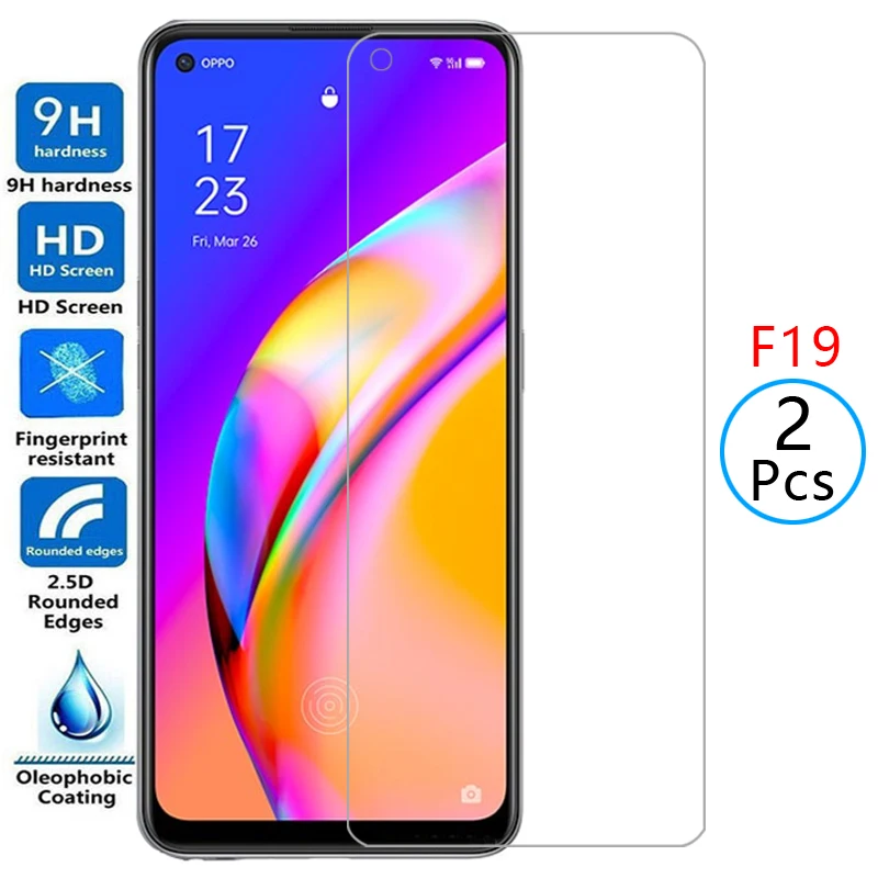 Защитное стекло для oppo f19 pro plus 5g, защита экрана, закаленное стекло на opo opp f 19 19f f19pro 6,43, защитная пленка, аксессуары