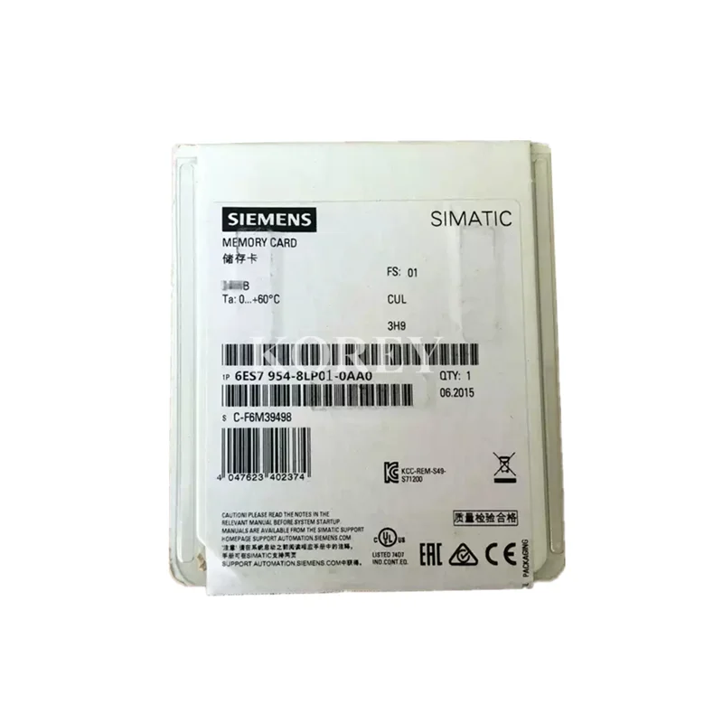 

In Stock Siemens 2GB Memory Card 6ES7 954-8LP01-0AA0 Original