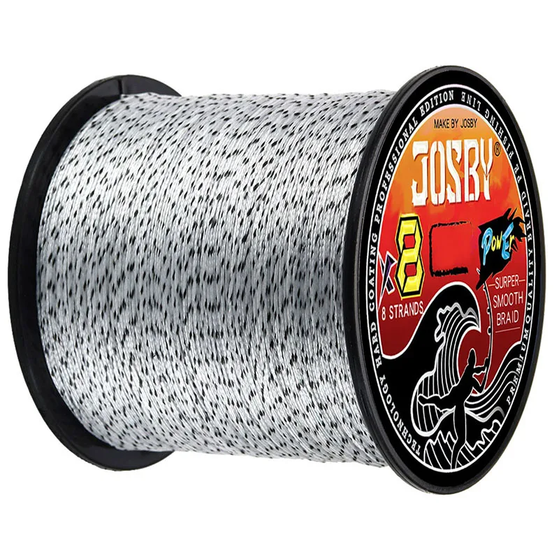 

JOSBY 65yd 400 ярдов 730yd 8-жильная рыболовная леска многонитевая полиэтиленовая плетеная Speckled леска 14-100LB для морской рыбалки
