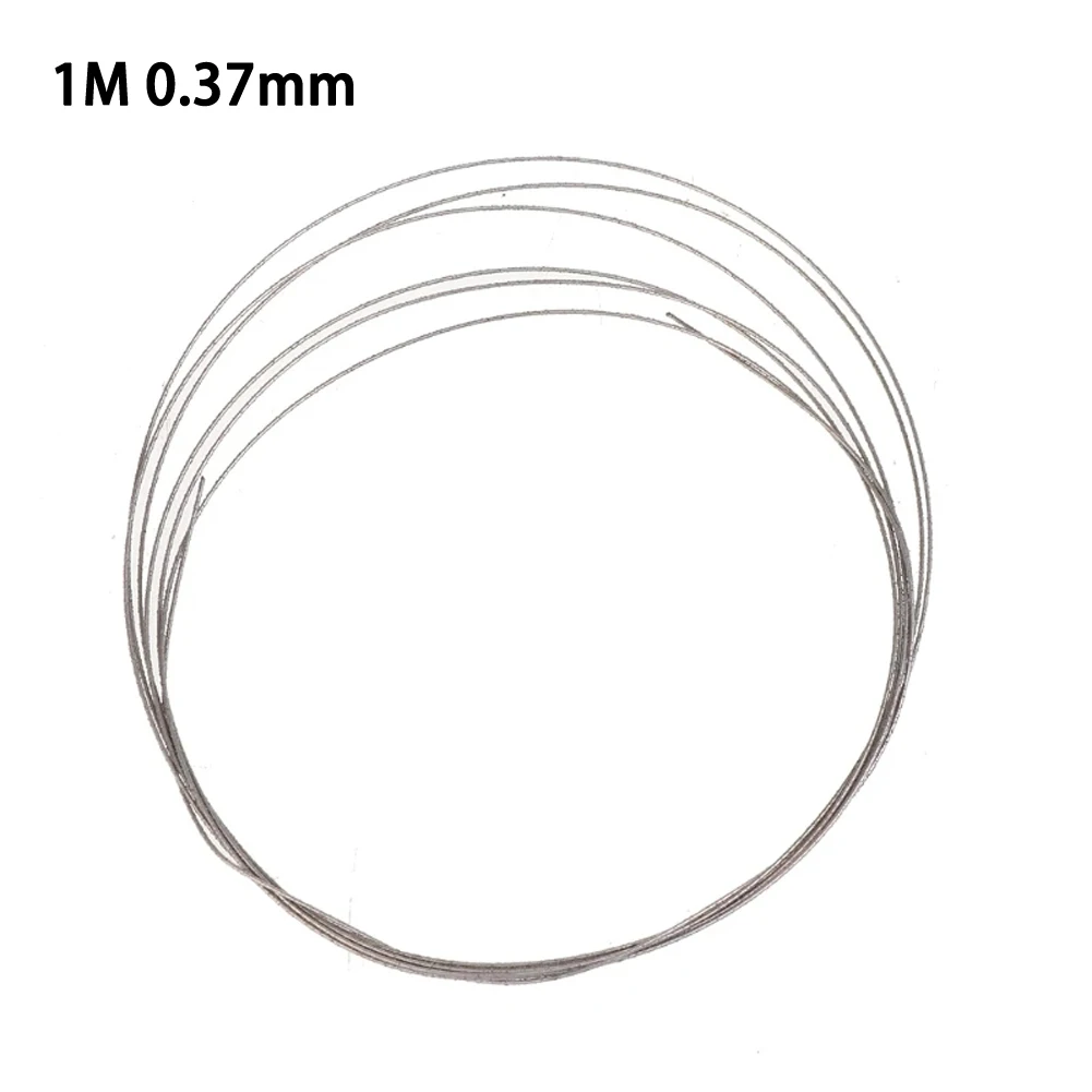 

1M 0.26 0.38mm Diamond Cutting Wire Saw Blades For Jade Glass Rock Cutter Superfine Tool Metal Marble Granite Stone