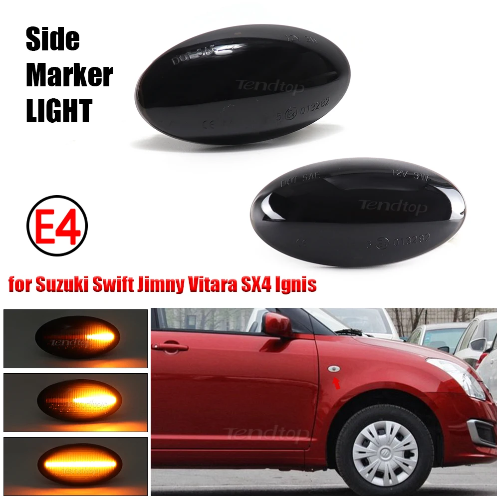 Динамический светодиодный боковой габаритный сигнальный индикатор для Suzuki Grand
