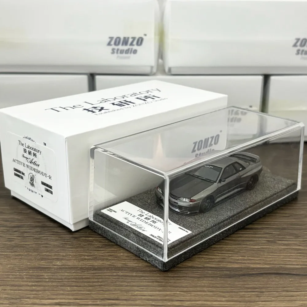 Zonzo Studio 1:64 Skyline GTR R32 Гараж Активный Широкий корпус Красный/Серый JDM Ограниченная