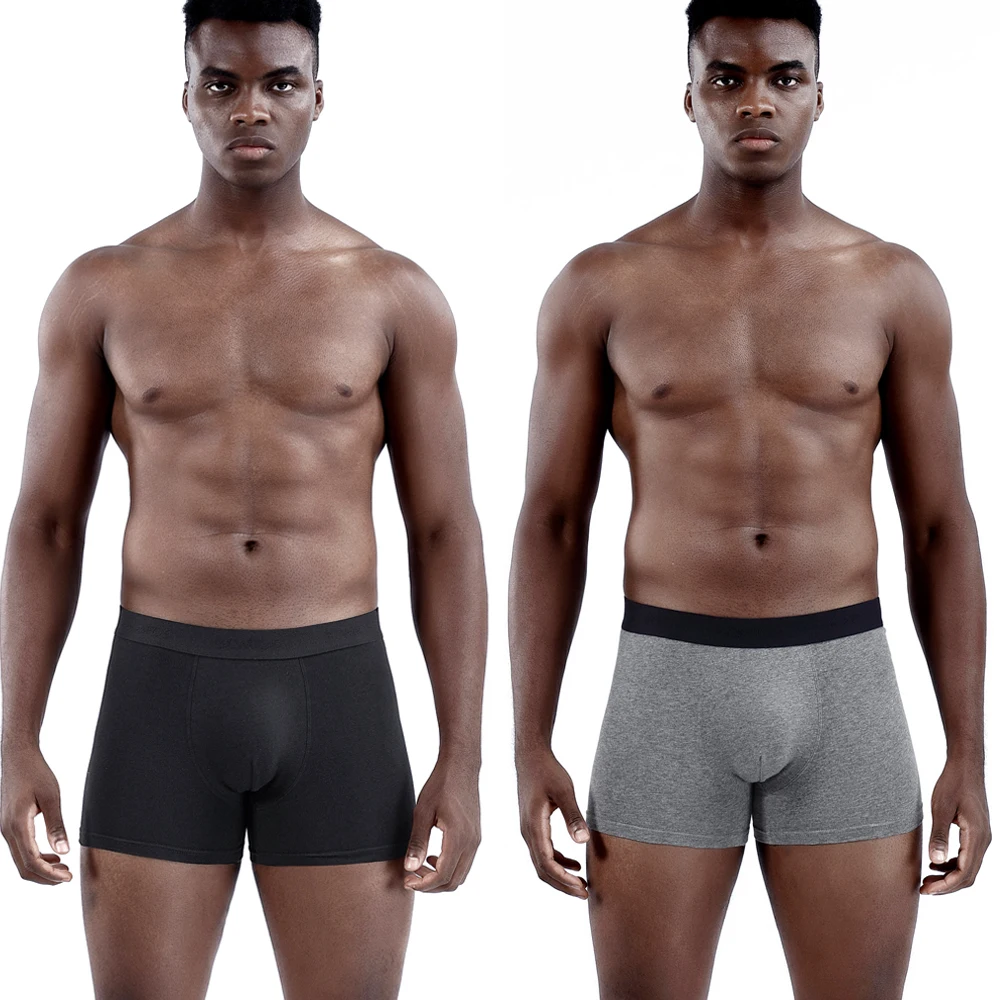 5Pcs New Men's Boxer Briefs Sexy Boxers Man Underwear Cotton Homme Panties Brand Mens Underpants Male Shorts Pack