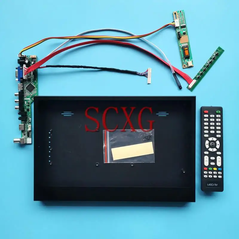 

Плата аналогового контроллера для телевизора LP141WP1 QD14TL03 + металлический чехол LVDS 30 Pin 14,1 "1440*900 Комплект «сделай сам» 1CCFL VGA HDMI-совместимый AV USB