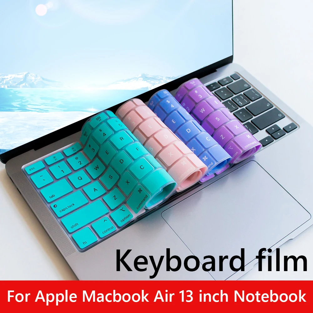 

Водонепроницаемая Защитная пленка для клавиатуры ноутбука Apple Macbook Pro Air, 13-дюймовый чехол для клавиатуры ноутбука, силиконовые накладки на к...