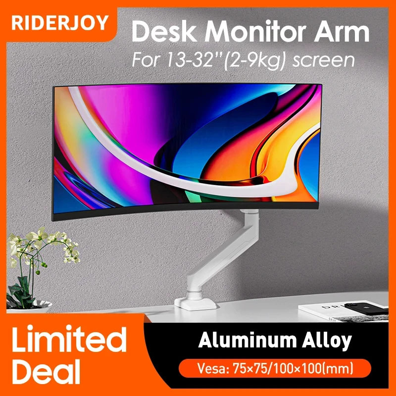 RIDERJOY Монитор Поддержка Кронштейн Для 13-32 2-9 кг Экран Pc Компьютерные Мониторы Стол