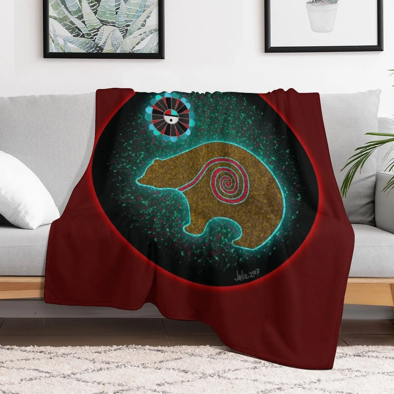 Одеяло Zuni Life Force Bear одеяло лохматое для кровати одеяла