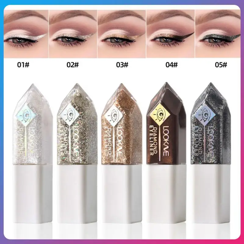 

5 Colors Do Not Take Off Makeup Pearl Light Chromatic Liquid Eyeliner Eyeliner Eye Cosmetics Impermeable Rapid Drying