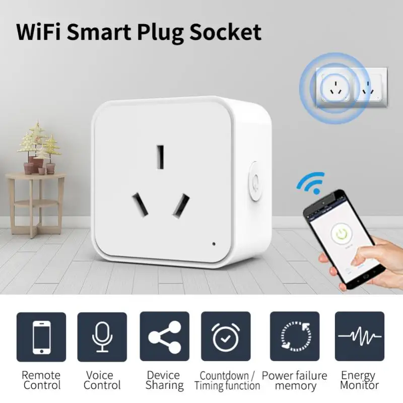 

Смарт-розетка с поддержкой Wi-Fi, 16 А