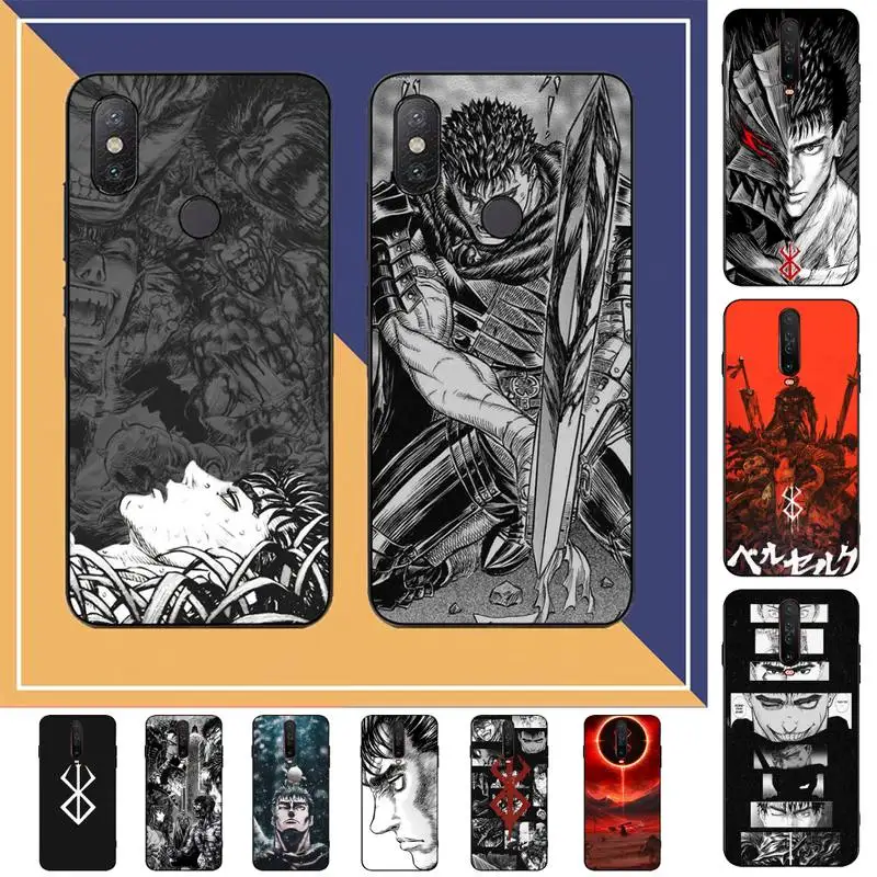 

Yinuoda Anime Berserk Guts Phone Case for Redmi Note 8 7 9 4 6 pro max T X 5A 3 10 lite pro