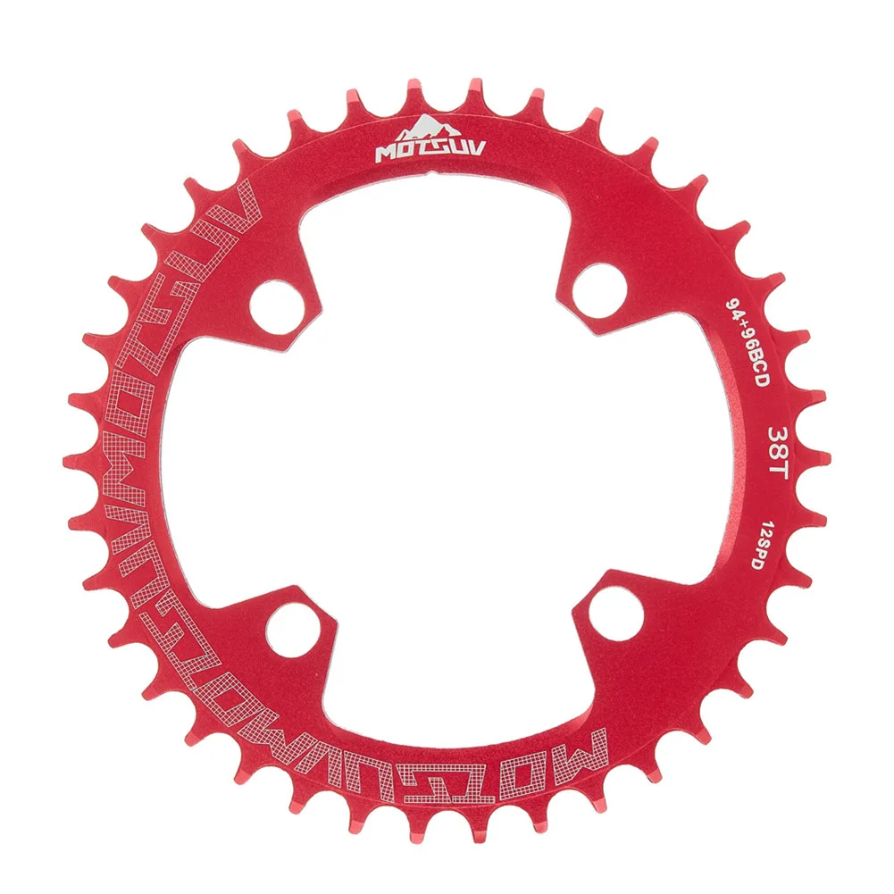 

Positive Negative Bicycle Chainring Bicycle Chainring Teeth Single Speed 32T34T36T38T Tooth Disc Bicycle 94/96BCD