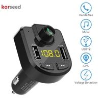 korseed bluetooth 5 0 fm transmitter handsfree wireless car mp3 player phone usb charge car charger tf u disk car accessories